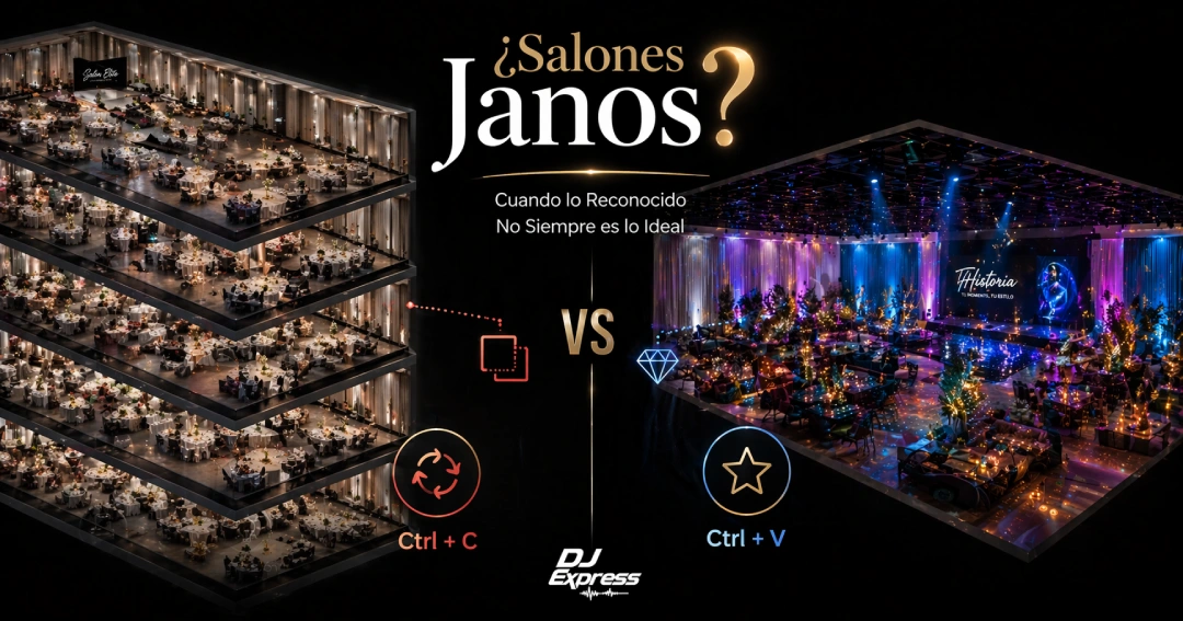 Comparativa entre salones Janos y espacios personalizados para eventos